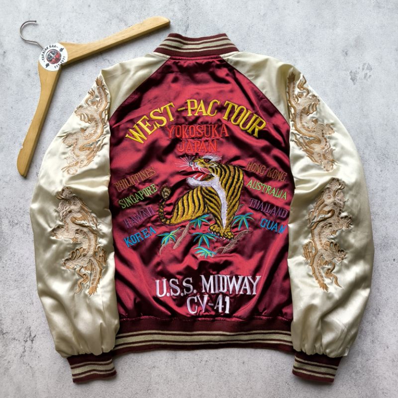 Sukajan Vintage Ryu x Tora West Pac Tour