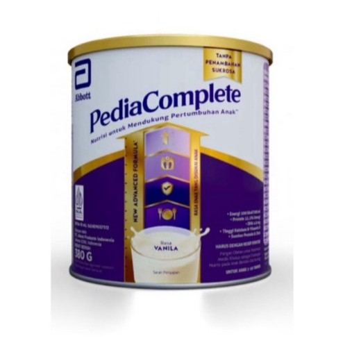 

PediaComplete Vanila 380 g 1 Kaleng / Susu nutrisi untuk mendukung pertumbuhan anak