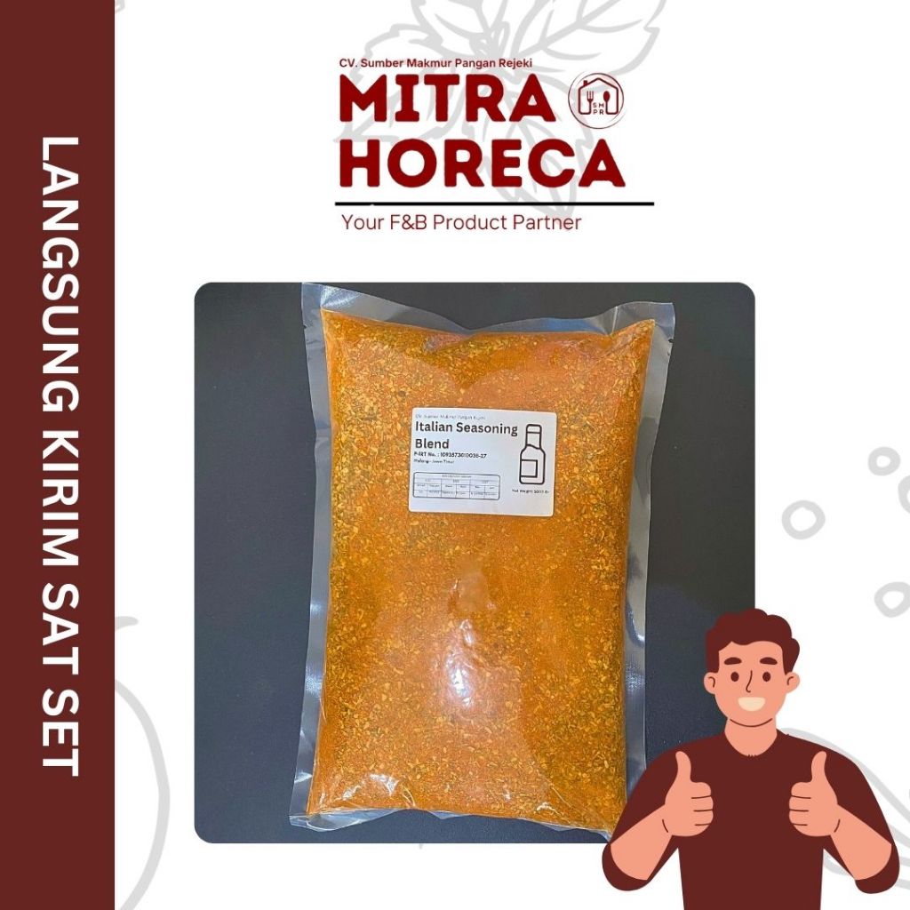 

Italian Herbs Blend 1Kg SMPR / Italian Herbs Blend Seasoning Powder / SMPR-Kemasan-1Kg