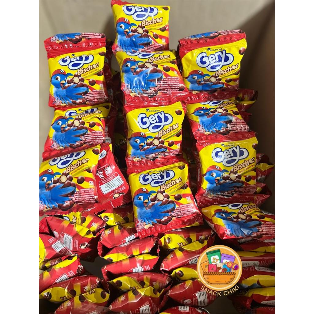 

GERY BISCHOC 10 X 5.5 Gr Rasa Cokelat Biskuit