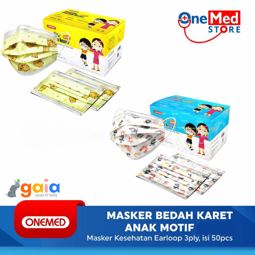 Onemed Masker Bedah Anak 50s