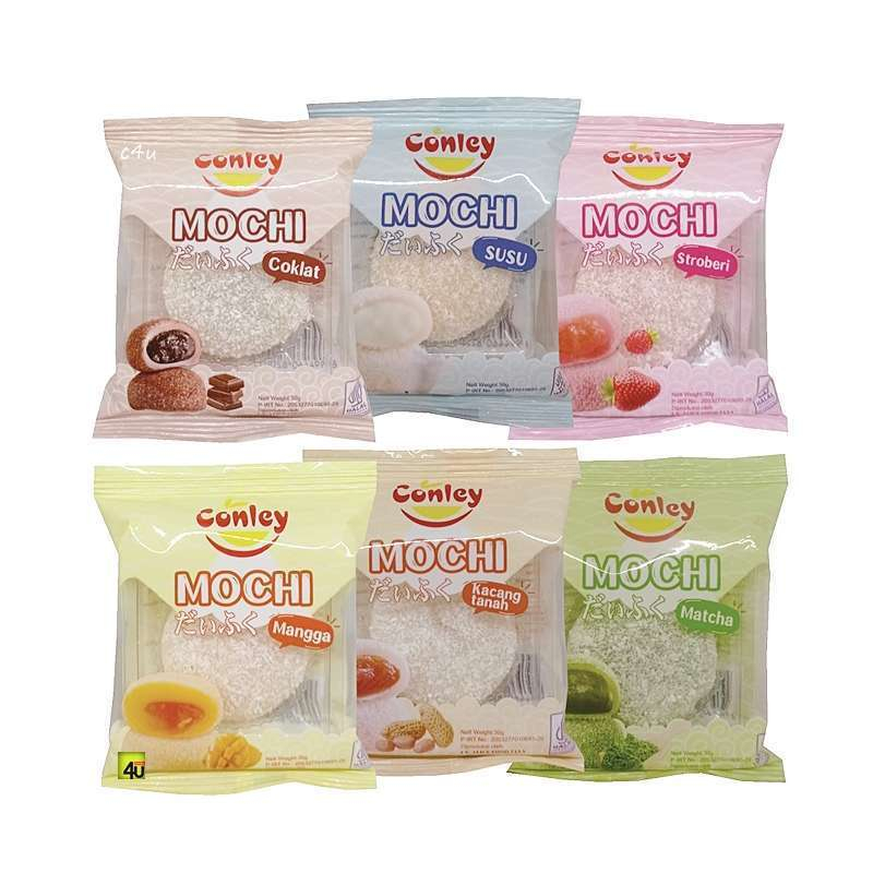 

Mochi Conley moci viral aneka rasa kemasan mini 30gr