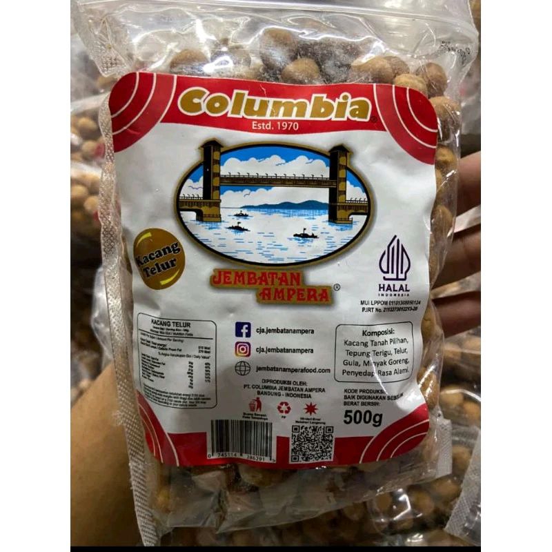 

Kacang Telur Ampera 250gr