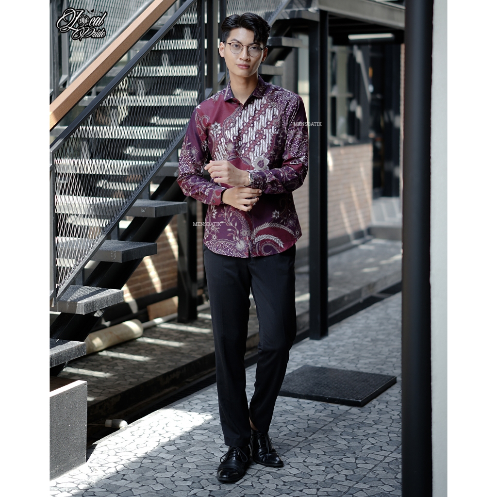 MENSBATIK - Kanikara- Batik Slimfit - batik pria - kemeja batik - batik pria lengan panjang - batik 