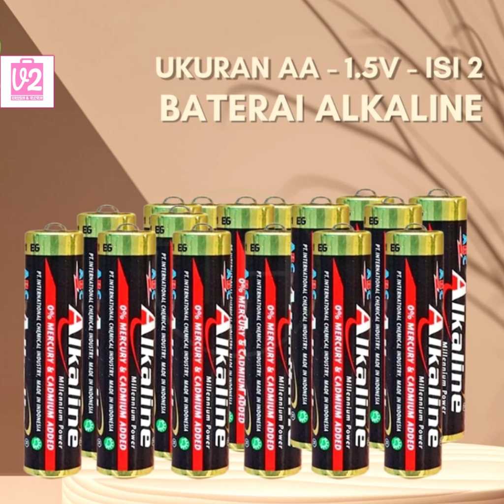 Baterai Alkaline AA Dan AAA 1,5 V/Baterai Alkaline AA/Baterai Alkaline AAA/Baterai Alkaline Isi 2