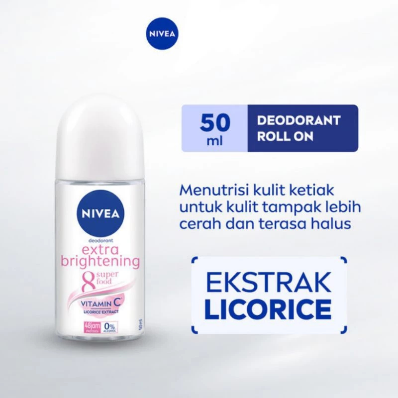 NIVEA Deodorant Roll On Extra Brightening