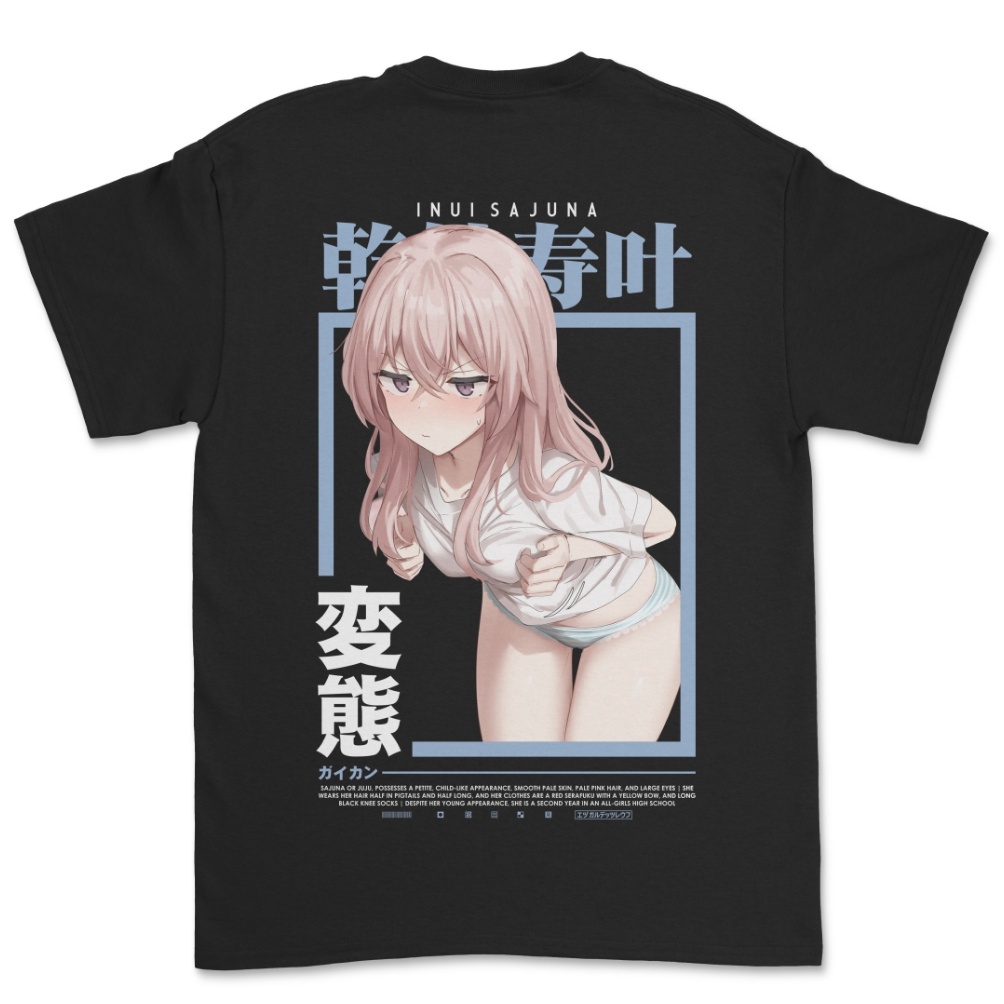 KODE N96P Kaos Anime Inui Sajuna Cute Version