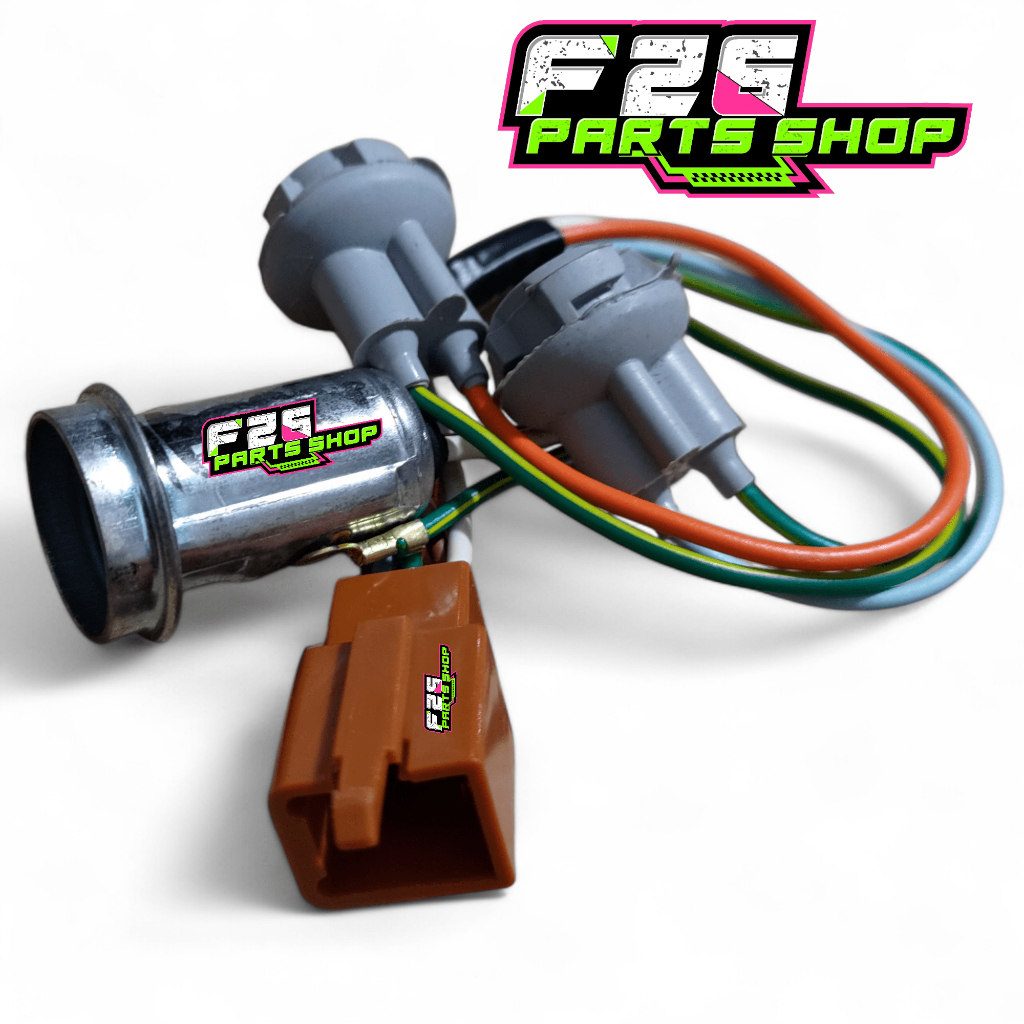 Kabel Fitting Stop Sen Assy Supra X 100 Lama KPH Set Soket Fiting Lampu Belakang Sein Honda Supra X 