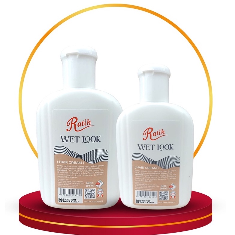 Diskon Paket RATIH WET LOOK HAIR CREAM Pengganti HOLLY WET LOOK HAIR CREAM