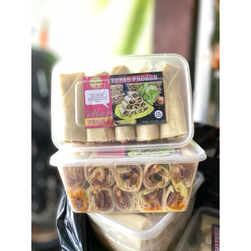 

Kebab Frozen mix sayur isi 10