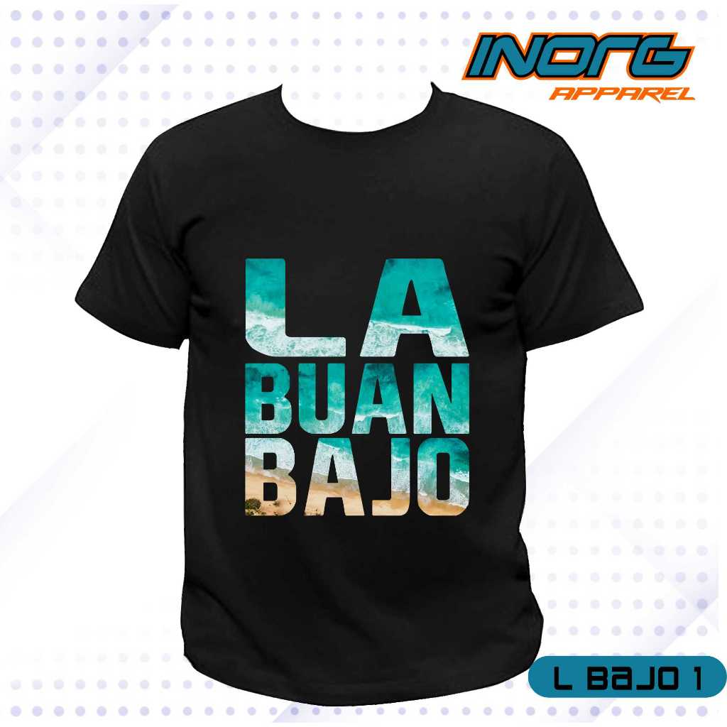 kaos oleh oleh labuan bajo tshirt labuan bajo NTT souvenir baju khas pulau komodo tag label asli ind