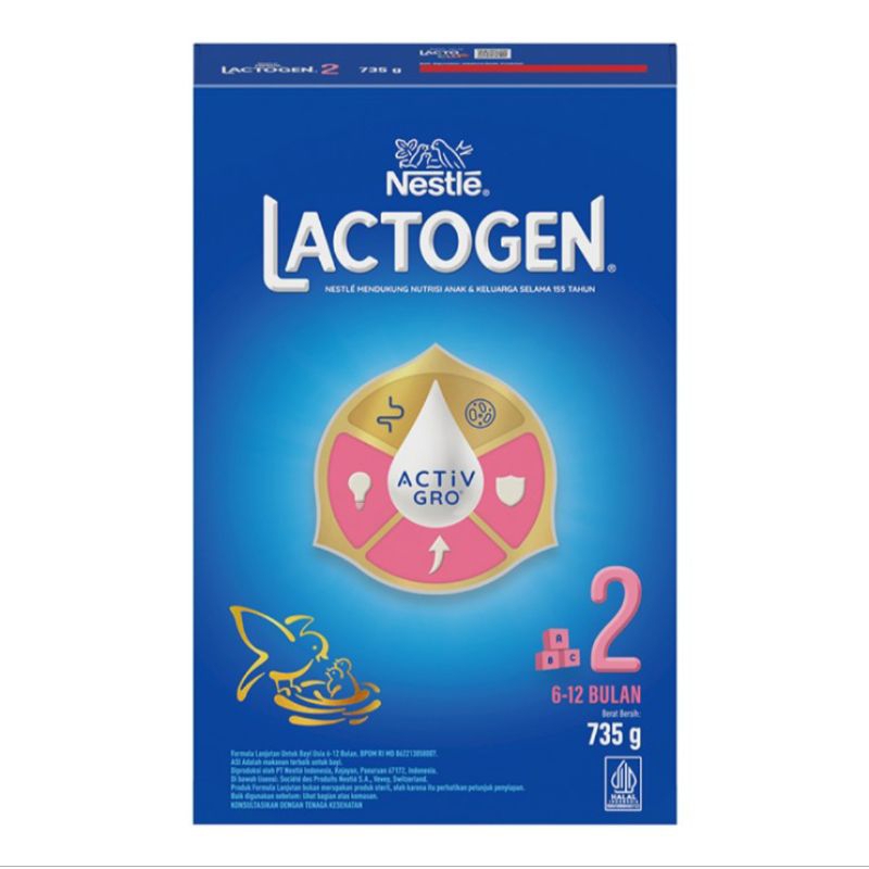 

Lactogen 2 Happynutri Susu Bubuk Formula Bayi 6-12 Bulan 735 g