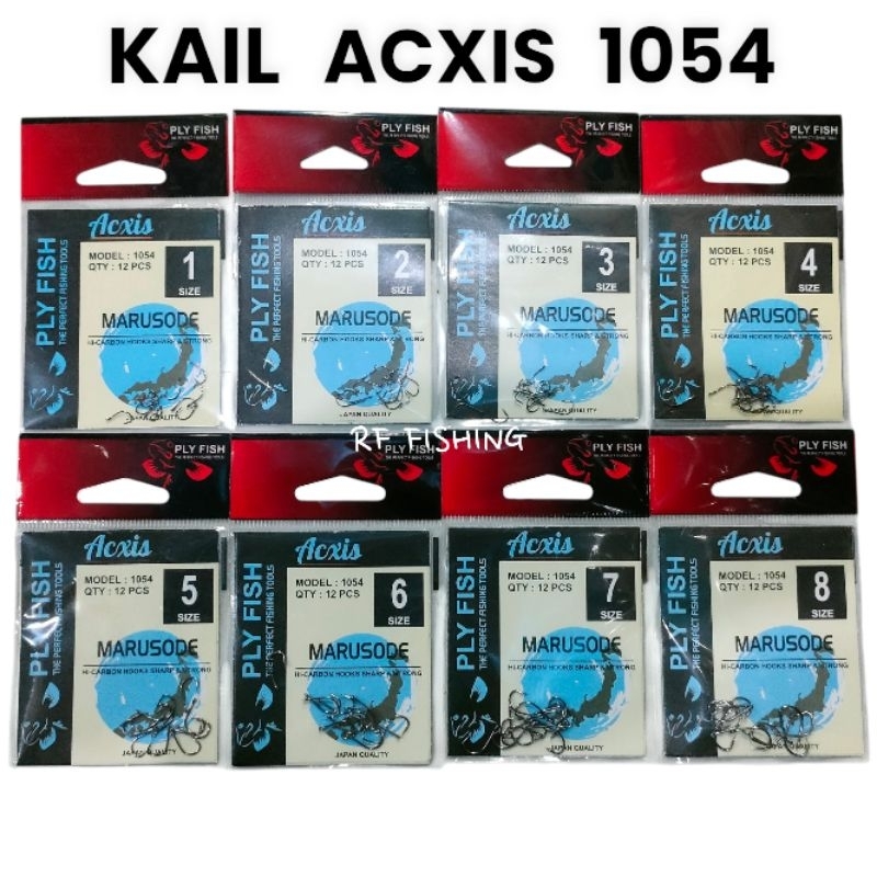 Kail Pancing PLY FISH ACXIS Chinu Ring 1054 Type Kecil Super Tajam