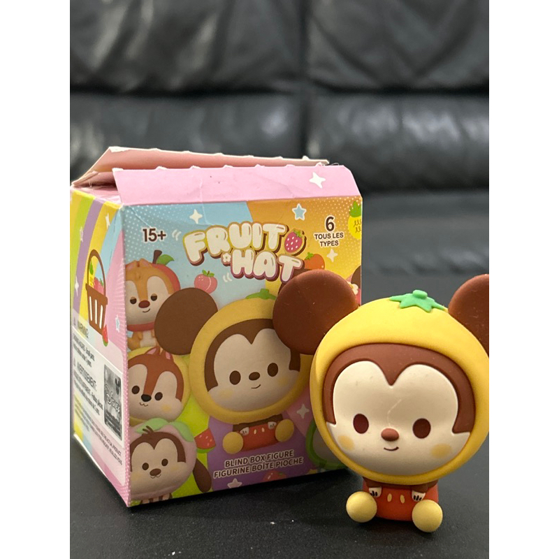 miniso blind box mickey disney fruit hat series figure