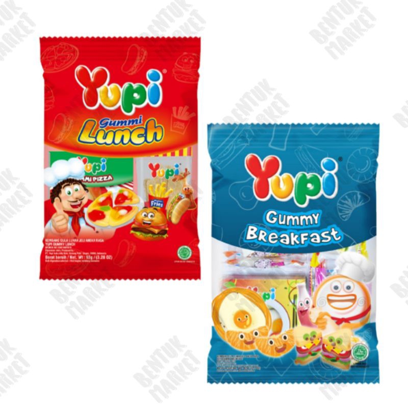 

YUPI Gummy Breakfast 95gr / YUPI Gummy Lunch 93gr