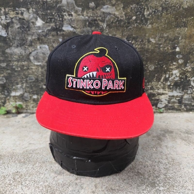 Topi snapback pria elstinko 68 hitam