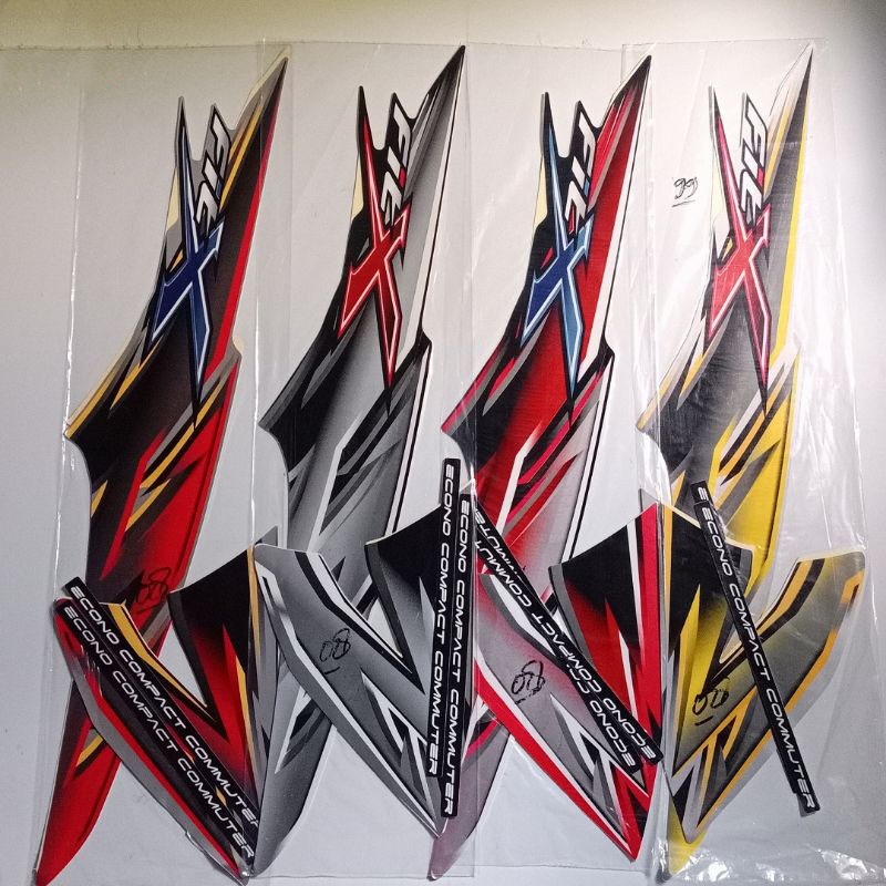 Stiker Striping Sticker Motor Honda Supra Fit x 2008 List Les Body Motor Honda Supra Fit x 2008
