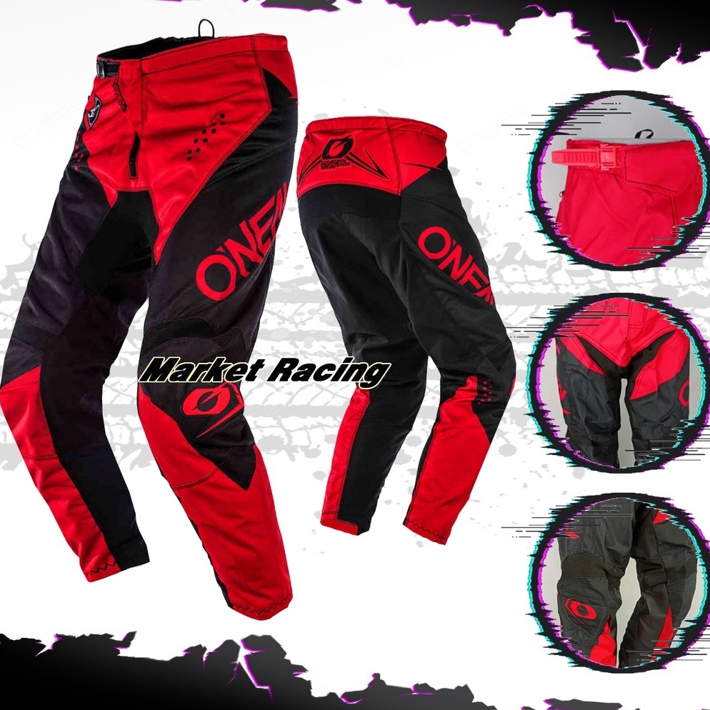 KODE V52Z Celana Cross Trail Motocross BIRU HITAM Celana Saja Trabas Pakaian Jersey Jerset pants Mot