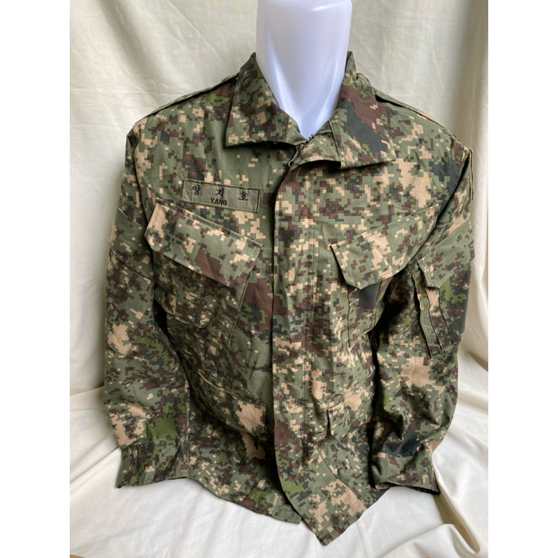 Coat Jaket Parka 2 Lapis Anti Air Loreng Digital Roka Korea Army (5)