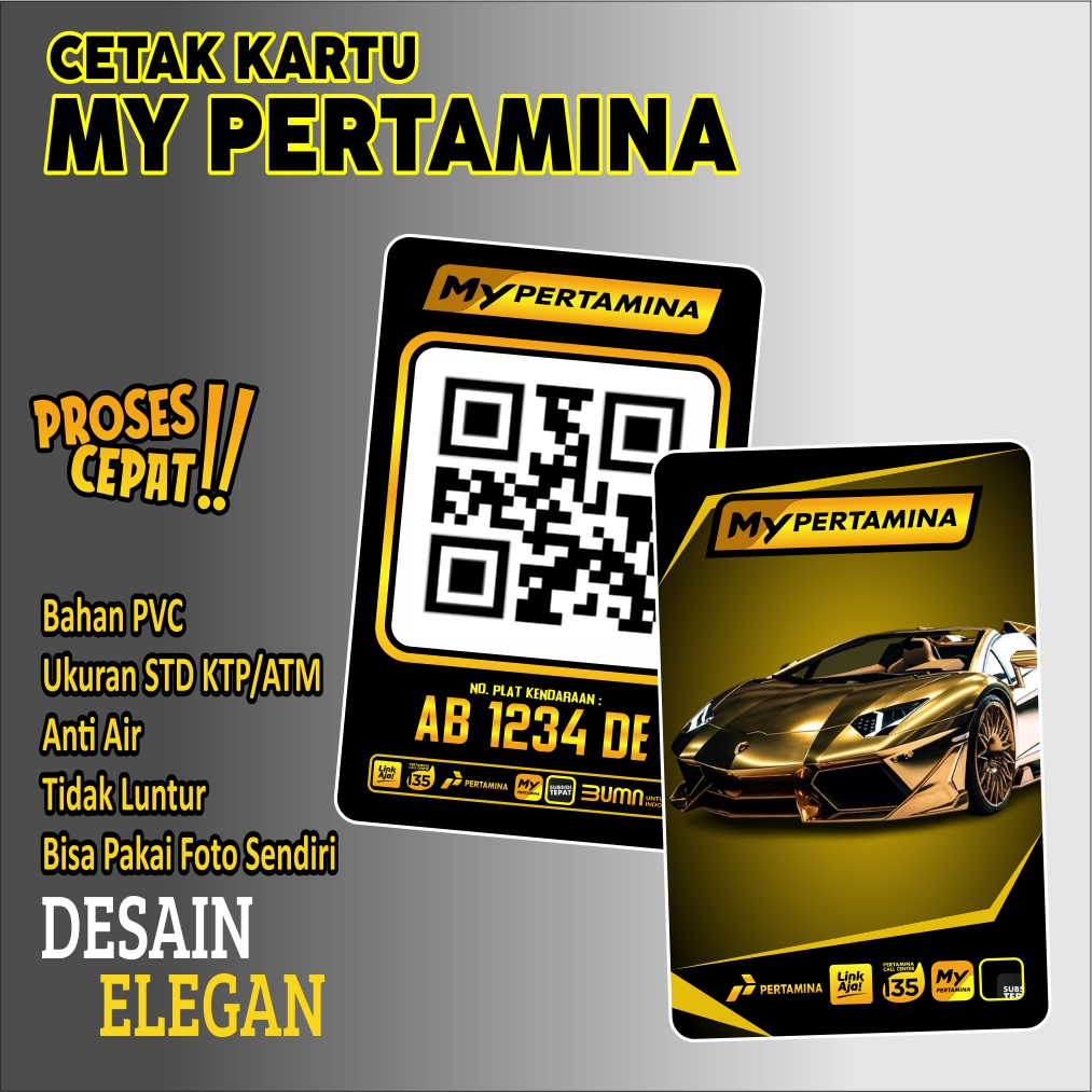 

DESAIN POTRAIT CETAKK KARTU MY PERTAMINA DESAIN GOLD EXCLUSIVE DAN ELEGAN dan MEWAH