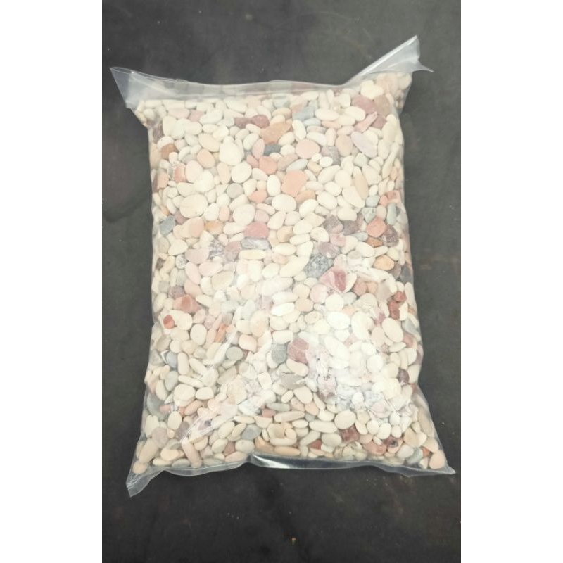 Batu hias pancawarna toping tanaman