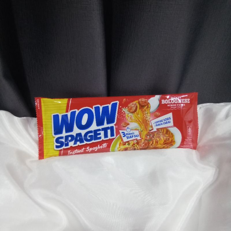 

WOW SPAGETI MEATY BOLOGNESE