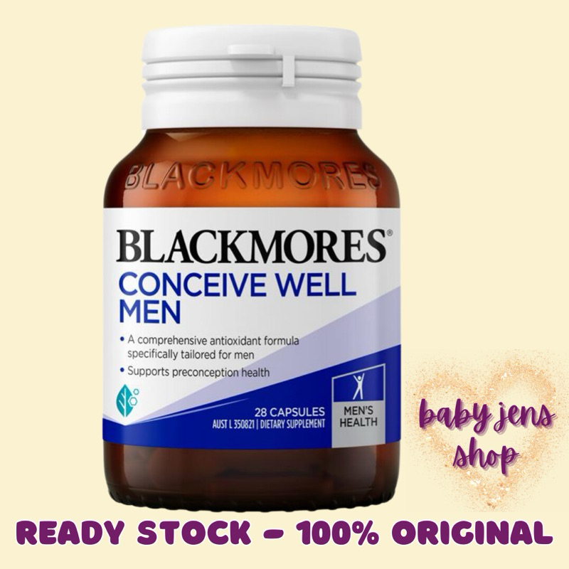 Blackmores Conceive Well Men Energy Support Vitamin 28 Tablets membantu reproduksi untuk pria