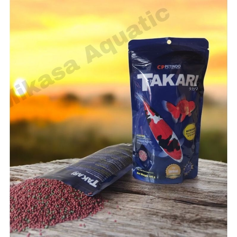 

Takari 100 gr pelet 1mm pelet pakan ikan ukuran kecil