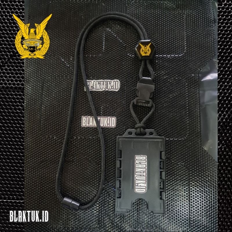 

Lanyard tactical holder id card Slide exagonal logo TNI AU