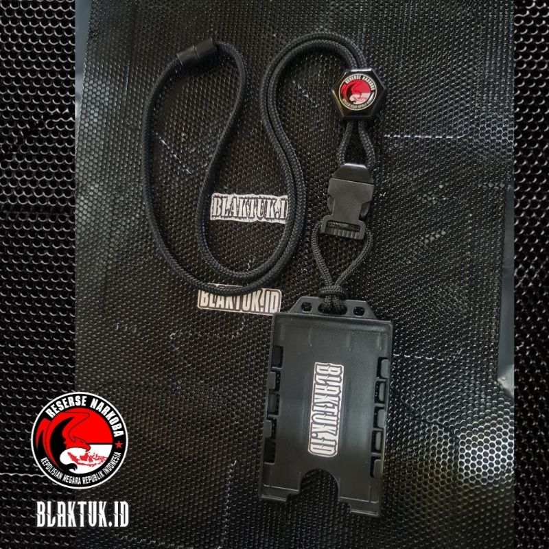 

Lanyard tactical holder id card Slide exagonal logo RESERSE NARKOBA