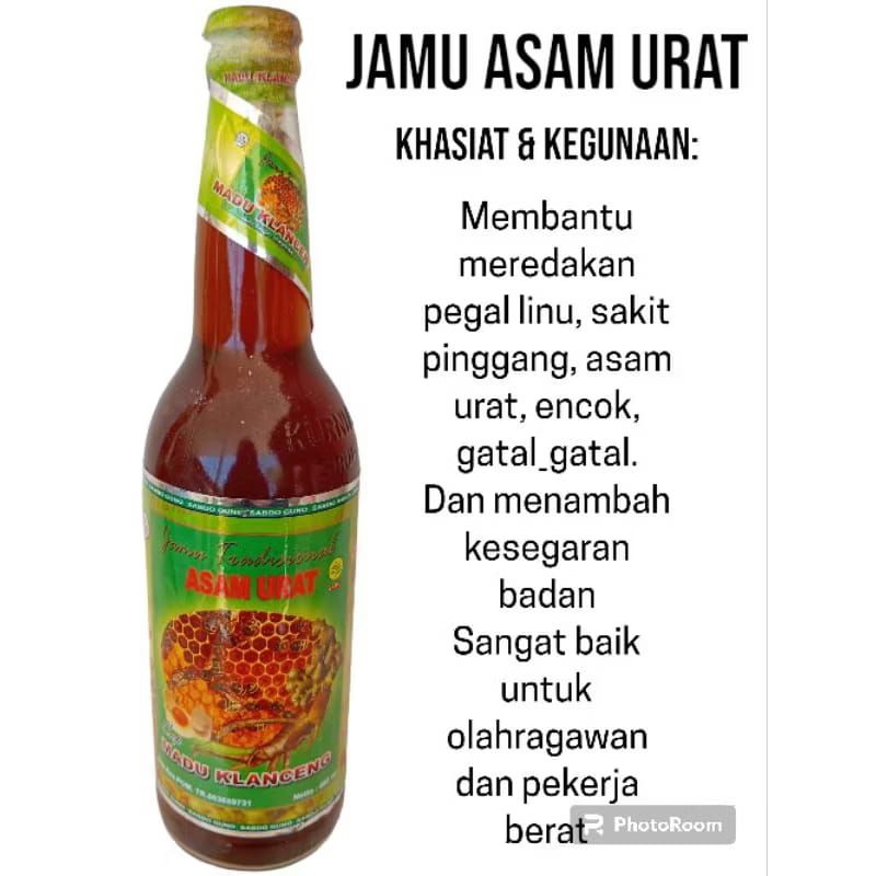 

((COD)) JAMU MADU KLANCENG 600ML PEGELINU/ASAM URAT KEMASAN BOTOL PLASTIK ASLI MANJUR