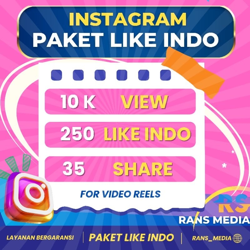 Like Indonesia Instagram Paket View Like Share Murah