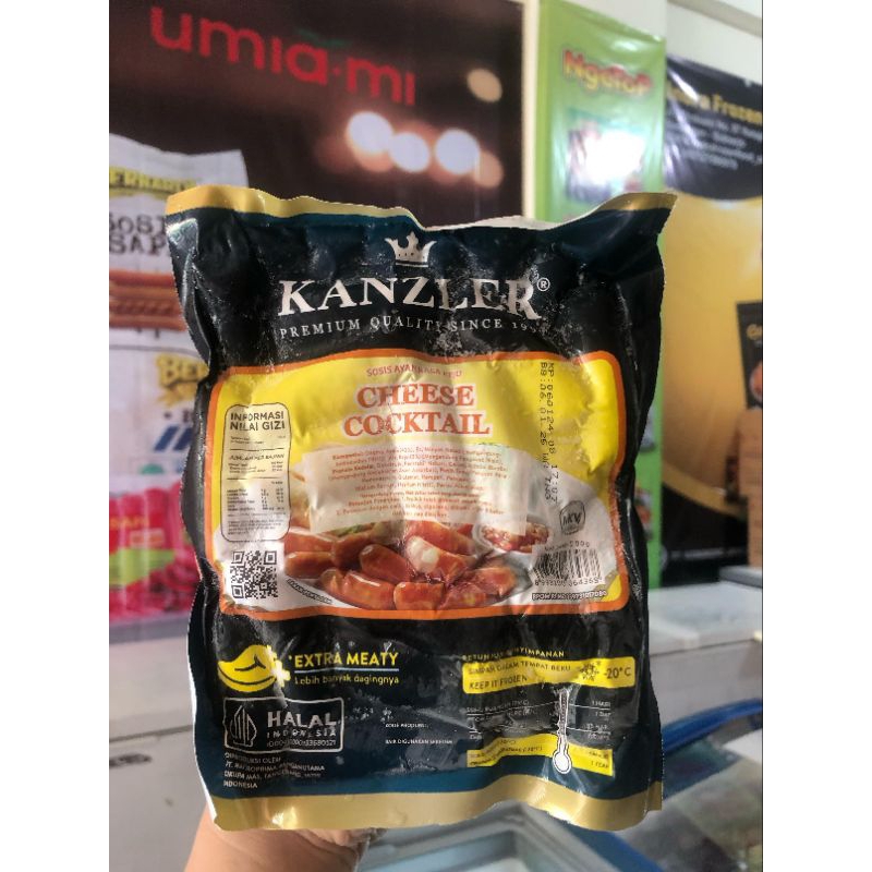 

Kanzler Sosis cheese Cocktail 500gr