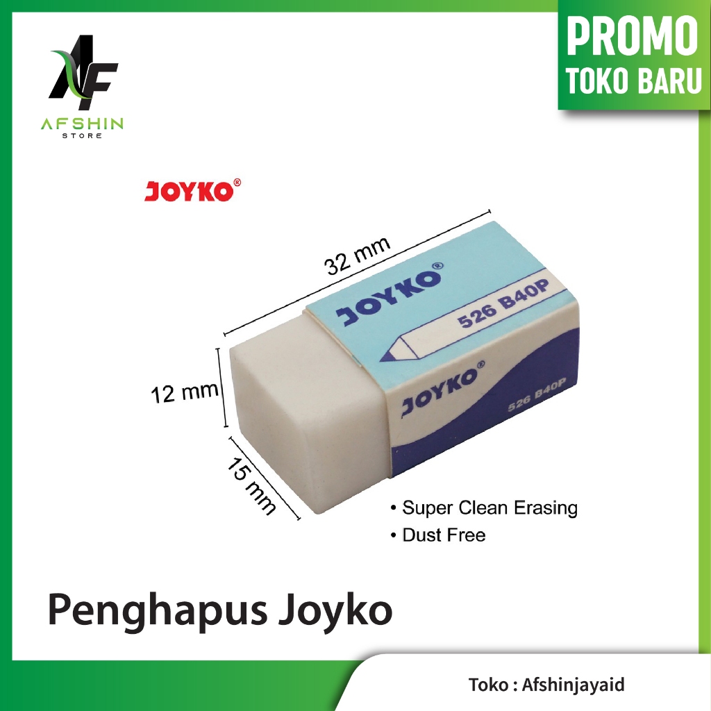 

Penghapus Joyko untuk Pensil anak sekolah