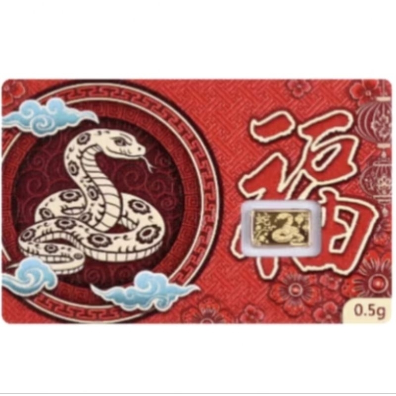 Logam Mulia Shio Ular 0.5gram 9999