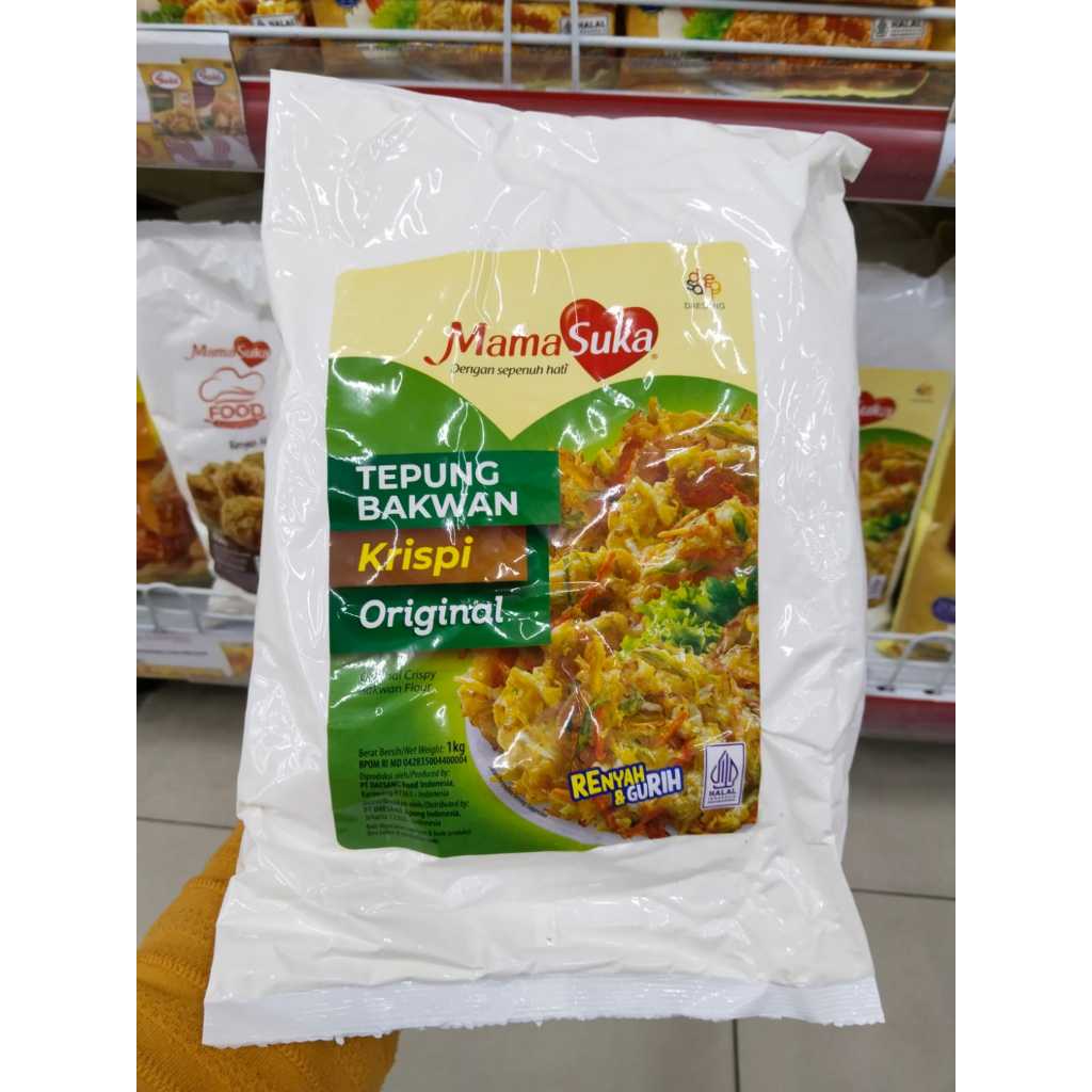 

Tepung Bakwan Krispi Original 1Kg / Tepung Bakwan Krispi Mamasuka / Mamasuka Tepung Bakwanl / Renyah & Gurih