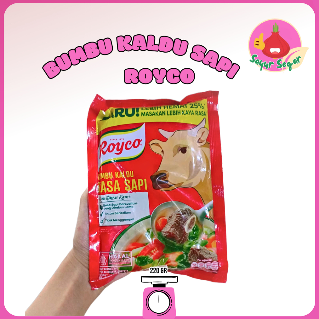 

Sayur Segar - Royco Sapi / Stock Seasoning 220gr