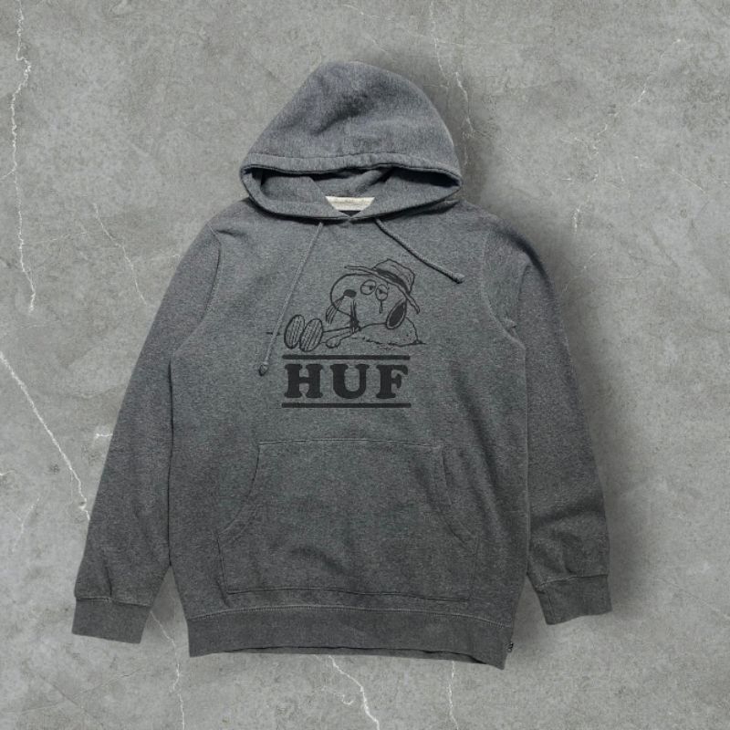 HOODIE HUF X SNOOPY SPIKE NEEDLES HOOD GREY
