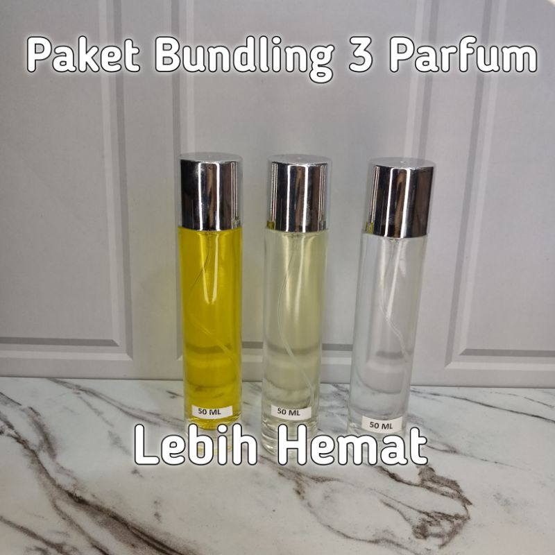 INSPIRED PARFUM 3 BOTOL 50 ML PLATINUM BEST SELLER