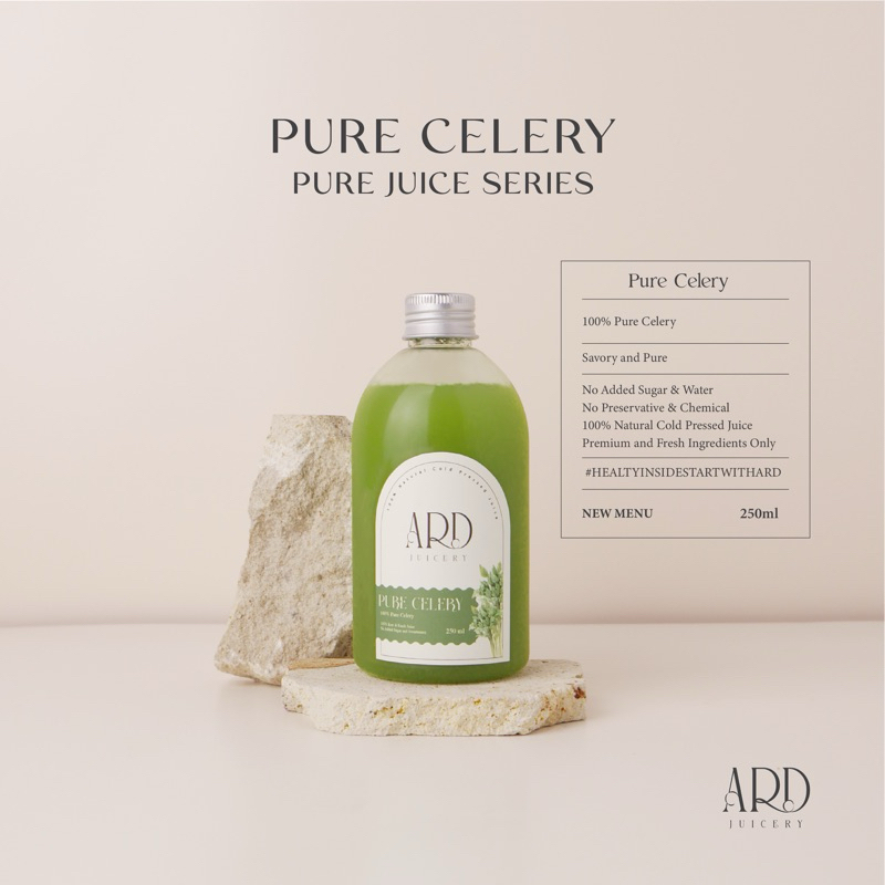 

100% PURE CELERY - ARD JUICERY Cold Pressed Juice Fresh and Natural