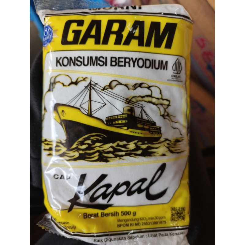 

Garam cap kapal 500gr