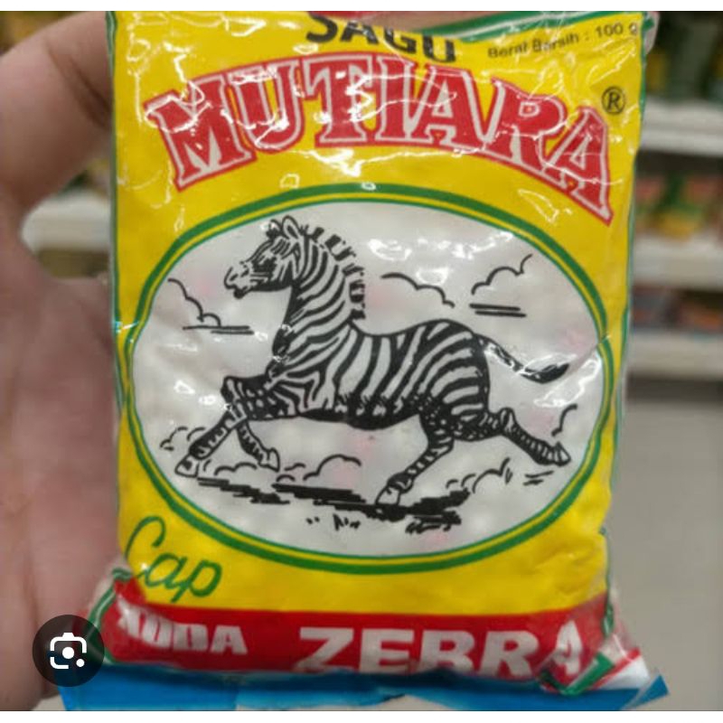 

Sagu mutiara cap zebra