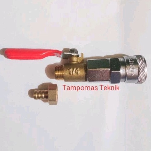 Harga TERMURAAH Kran Kompresor Bonus Coupler Sf2 Tekiro Sambungan kran Kompresor