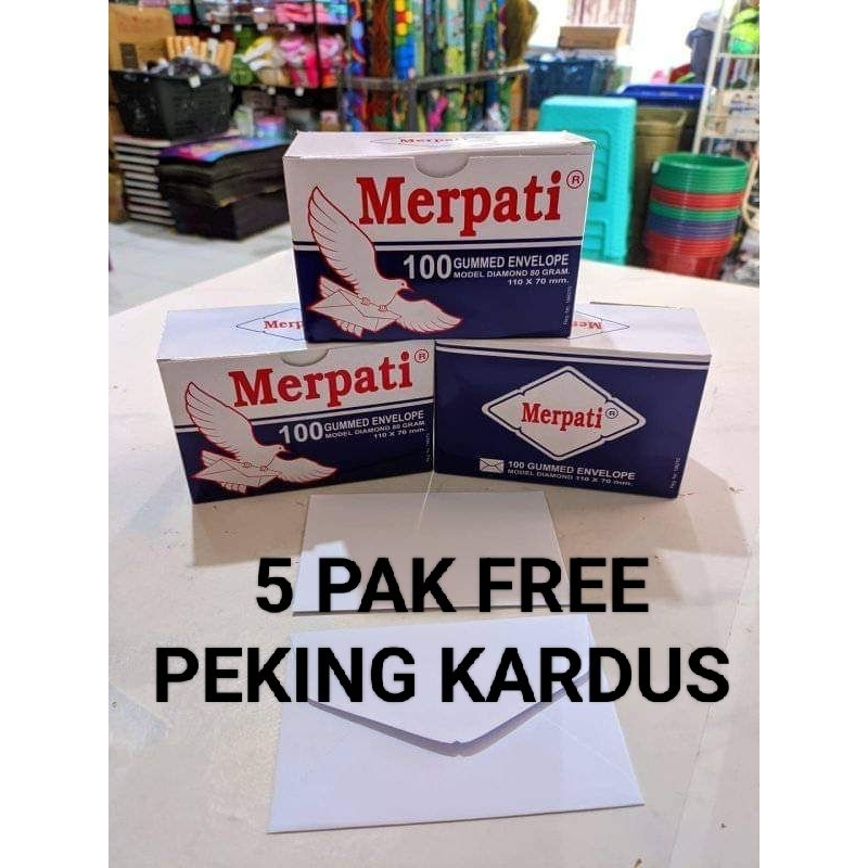 

Amplop merpati kecil isi 100 pcs