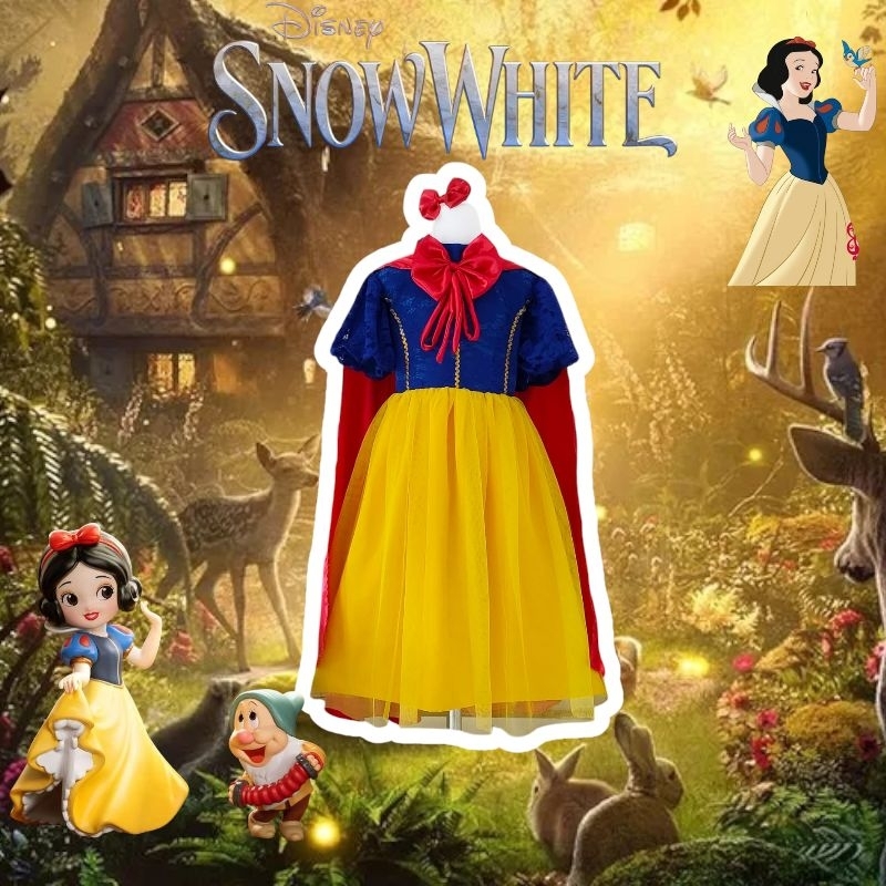 Kostum Snow White Anak / Dress tille anak /Baju Snow White Anak / Snow White anak /Snow White Bayi /