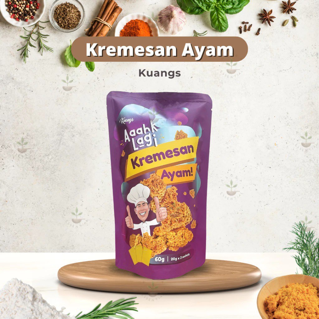 

KREMESAN AYAM SPESIAL KUANGS 60GR - CEMILAN RENYAH ENAK | TANPA PENGAWET & HALAL