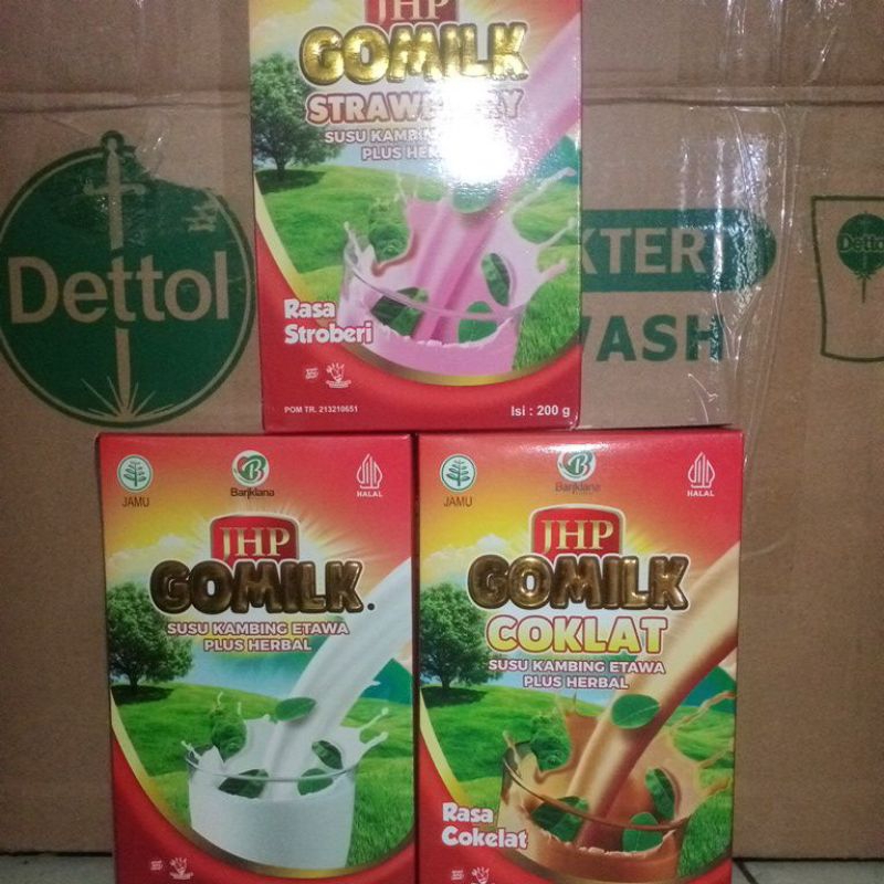 

Gomilk 200gr susu kambing etawa plus herbal