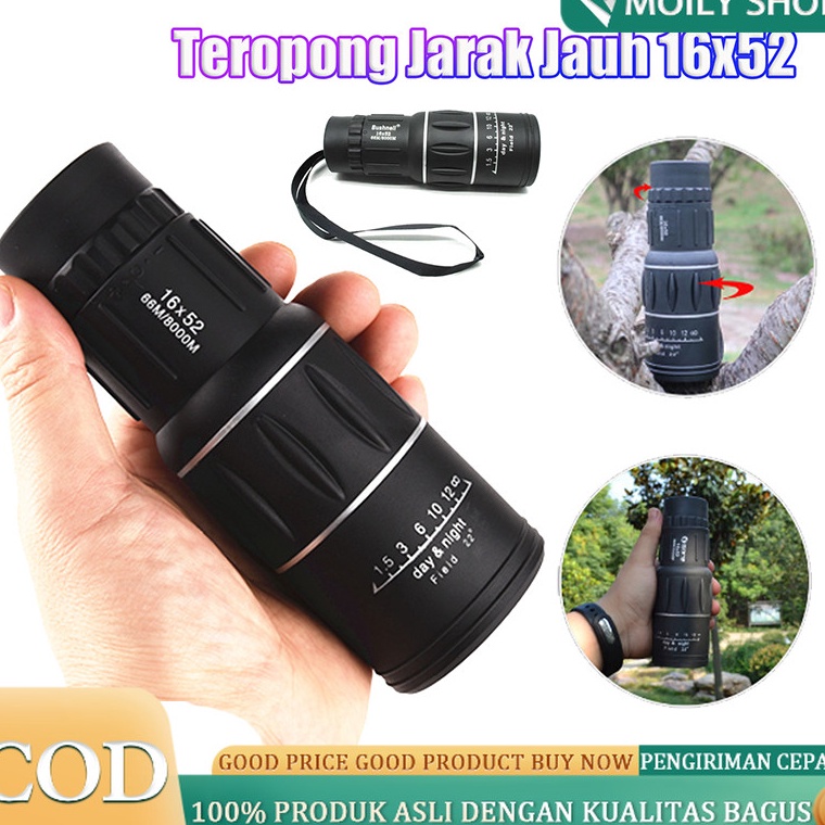 Harga Murah Teleskop Lensa Zoom HP Monokular Teropong Jarak Jauh Peralatan Focus TEROPONG JARAK JAUH
