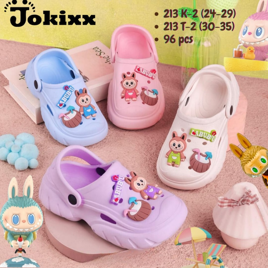 Sandal Anak-Anak Lucu/ Sandal Anak Wanita/ Sandal Jokixx/ Sandal Crocs Kekinian