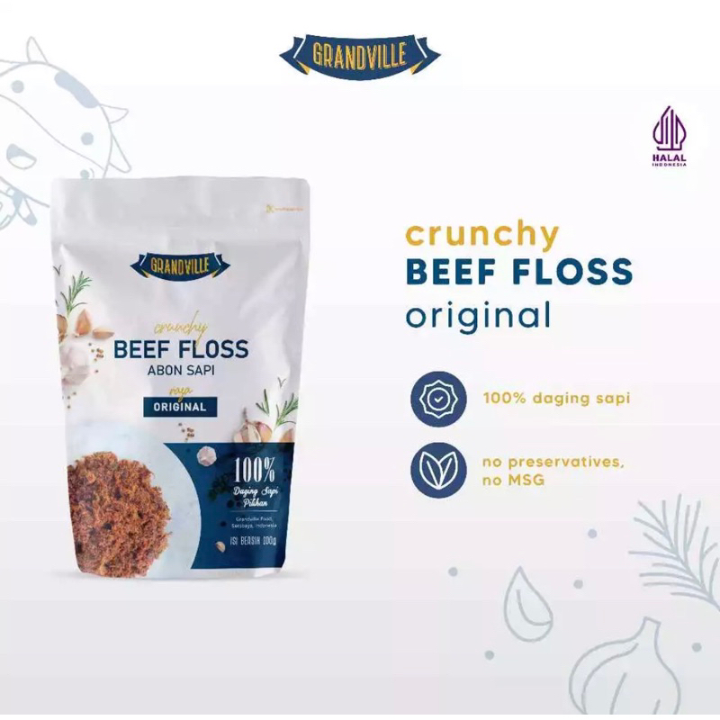 

GRANDVILLE BEEF FLOSS - ORIGINAL - ABON SAPI MPASI NON MSG